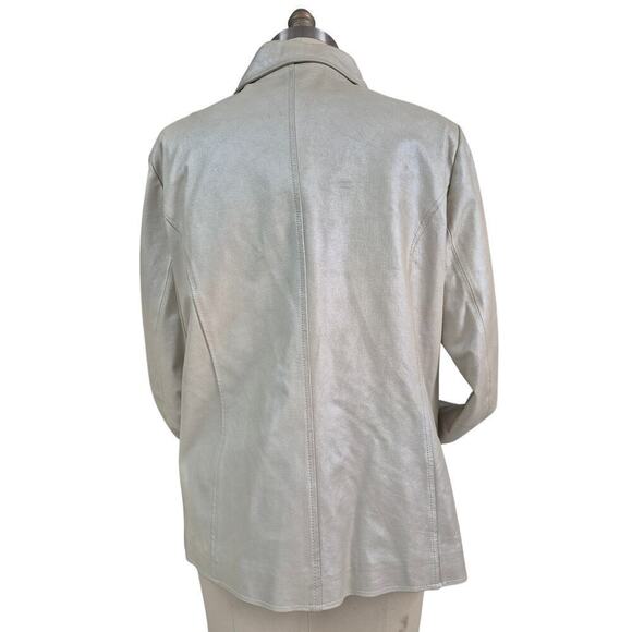 Chadwick's of Boston Women's Pearl Leather Jacket XL - Picture 3 of 7